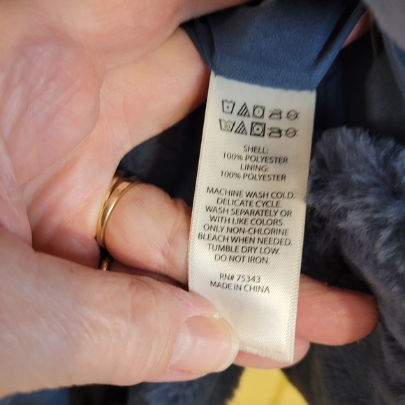 Rachel Zoe faux fur long jacket - M.      S - Picture 6 of 6